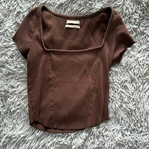 Urban Outfitters Brown Crop top